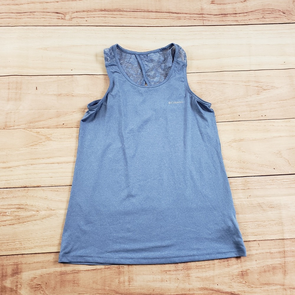 Columbia Shirt Womens Small Blue Outdoors‎ Tank Top Lightweight Active Ladies